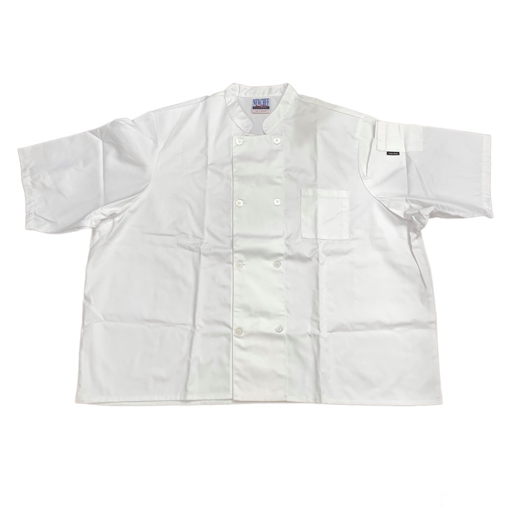 New Chef Fashion Inc Chef Coat Uniform Big & Tall Size 5X NWOT Kitchen Workwear
